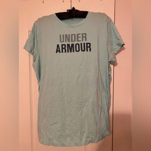 Loose Fit Mint Green Under Armour T-Shirt